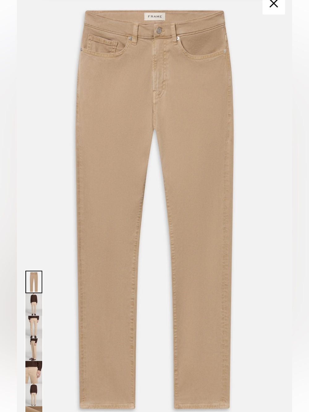 Frame Denim Men’s Slim pants — Beige